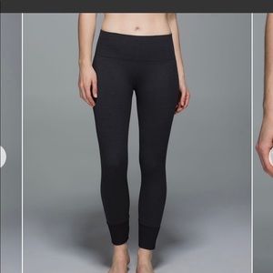 Lululemon Ebb to Street Charcoal Gray leggings